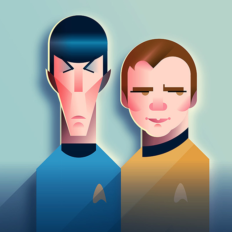 Star Trek caricatures